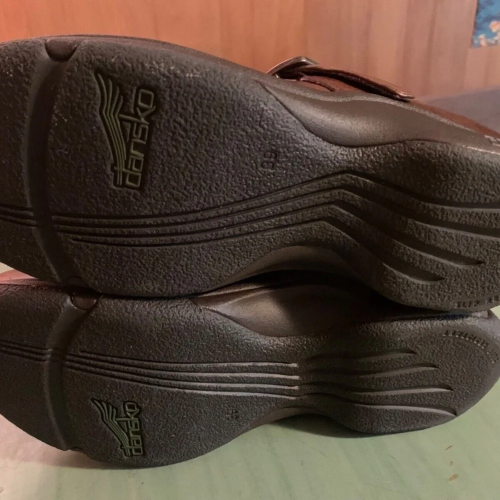 Dansko Brown Leather Mules - Picture 6 of 10